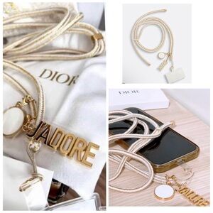 NEW christian Dior J'adore Phone Strap with box, dust bag.